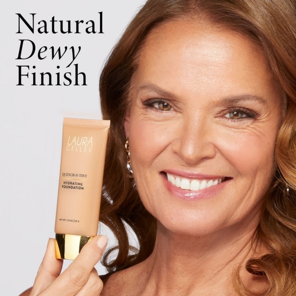 Laura Geller Quench-n-Tint Hydrating Foundation, MEDIUM~DEEP,  BNIB & AUTHENTIC - Picture 11 of 13